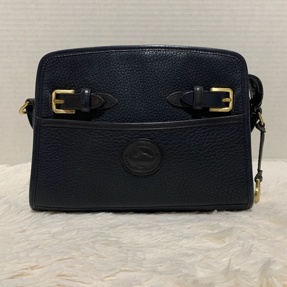 SOLD Vintage Dooney AWL Buckle Zip Top Shoulderbag - Picture 3 of 16